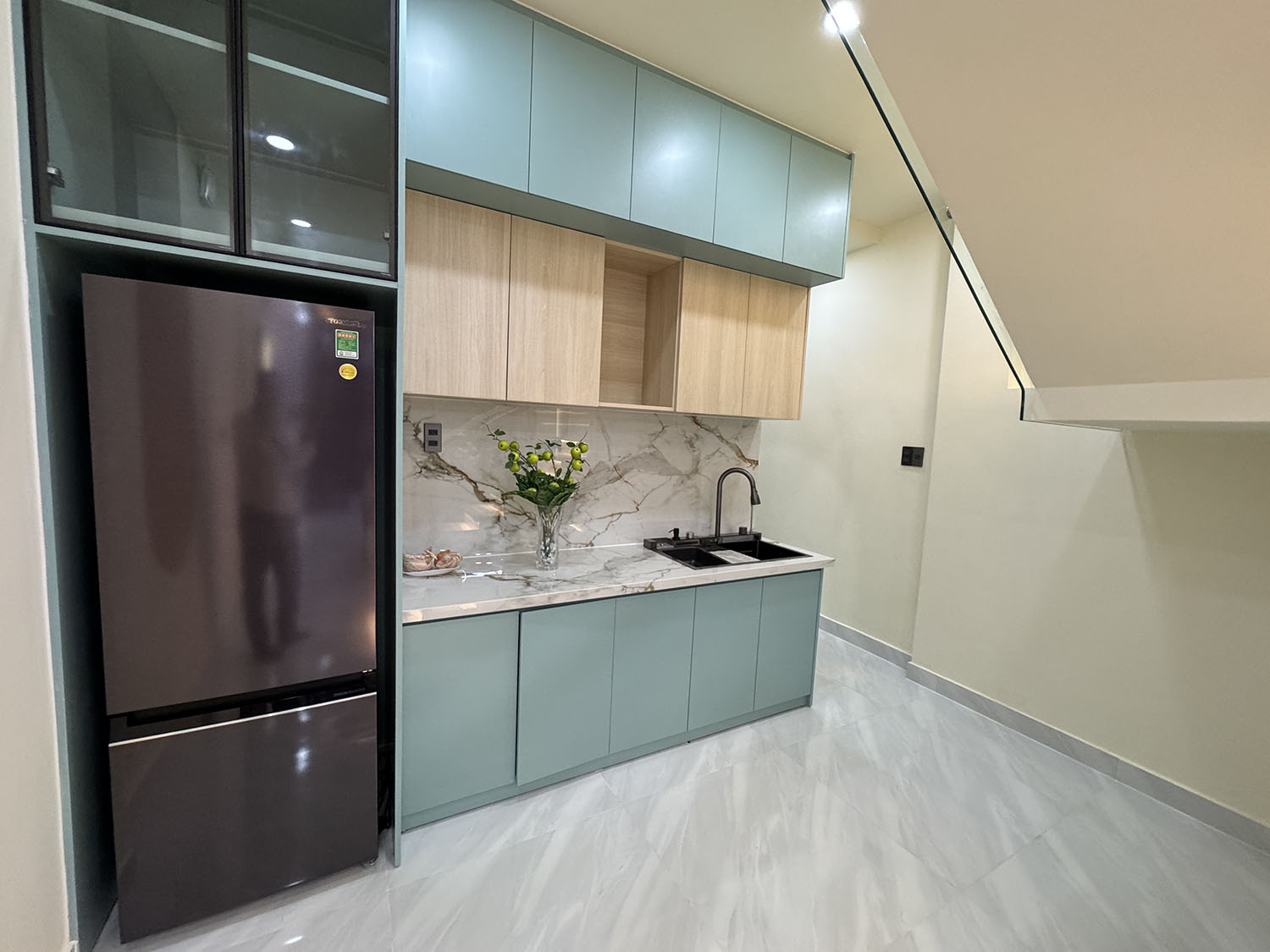 Tuyệt phẩm nhà phố 2 lầu (3,9m nở hậu 5,5m x 11m) full nội thất cao cấp khu VIP Thích Quảng Đức